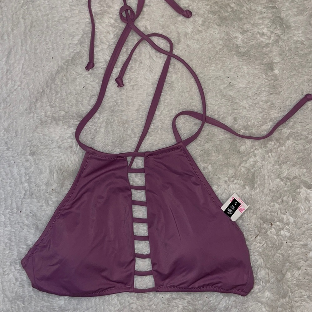 Victoria Secret Pink Purple Swim Top